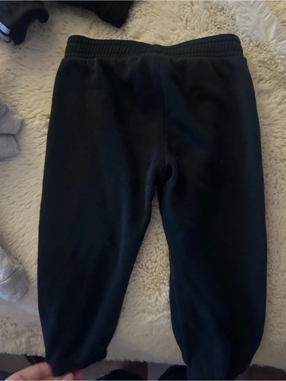 Under Armour Kids Black Jogger Pants with Red Logo size 18M